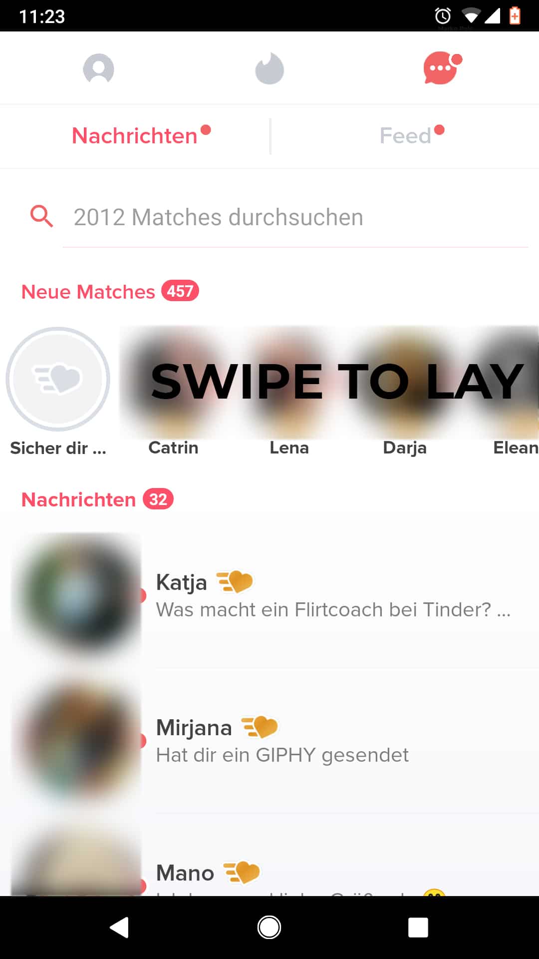  Tinder - Über 2000 Matches