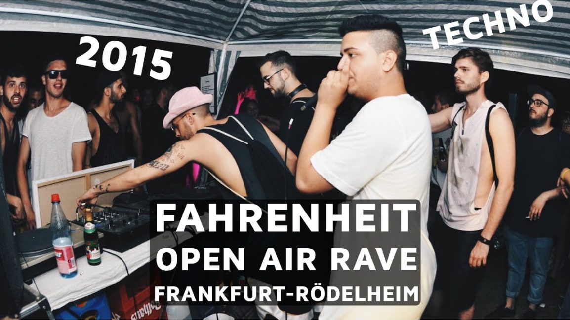 FAHRENHEIT TECHNO OPEN AIR - Illegaler Rave in Frankfurt Rödelheim